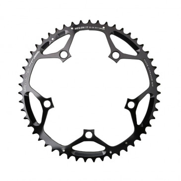 PLATEAU ROUTE 5BRA D.130 TA HEGOA 50DTS EXTERIEUR NOIR ALU 7075 TYPE SHIMANO 10/11V. 3662458006262