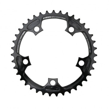 PLATEAU ROUTE 5BRA D.110 TA SYRIUS 42DTS EXTERIEUR NOIR ALU 7075 TYPE SHIMANO 10/11V. 3662458007344