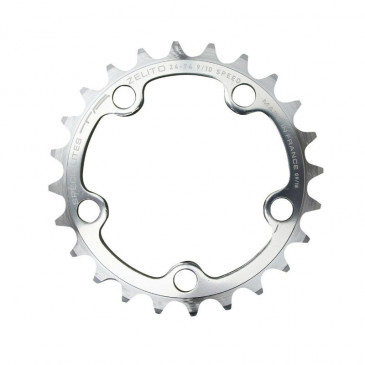 PLATEAU ROUTE 5BRA D.74 TA ZELITO 28DTS TRIPLE INTERIEUR ARGENT ALU 7075 TYPE SHIMANO 9/10V. 3662458001052