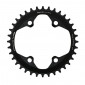 CHAINRING FOR MTB - 4 Arms- SINGLE 36T.Ø 96 TA ONE - ALUMINIUM MATT BLACK- FOR SHIMANO SLX7000/ XT8000/ XTR9000 10/11/12SPEED.Except for Shimano chain 12 speed. 3662458007542