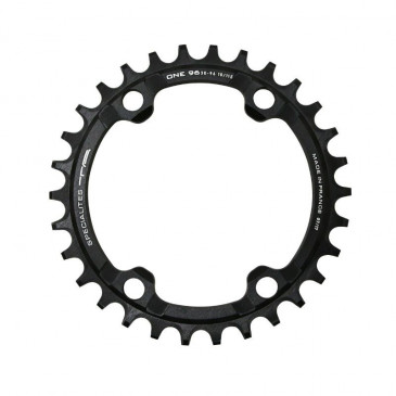 PLATEAU VTT 4BRA D.64 TA CHINOOK 22DTS INTERIEUR DOUBLE NOIR ALU POUR SHIMANO / SRAM / RACE FACE / FSA 10/11V. 3662458000628