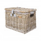 FRONT/REAR BASKET - BASIL DENTON -GREY WICKER WITH A LID (41x29x25cm) (WITHOUT BRACKET - ) 8715019130465