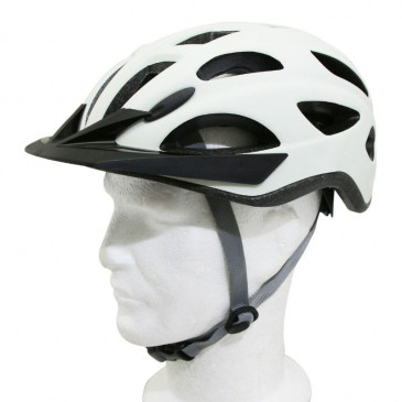 CASQUE VELO CITY ADULTE POLISPORT CITYGO CREME TAILLE 52-59 SYSTEM QUICK LOCK AVEC LUMIERE INTEGREE 5604415085819