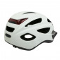 CASQUE VELO CITY ADULTE POLISPORT CITYGO CREME TAILLE 52-59 SYSTEM QUICK LOCK AVEC LUMIERE INTEGREE 5604415085819