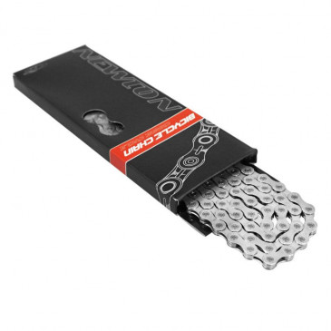 CHAIN FOR E-BIKE 11 SPEED -. NEWTON KMC X11e SILVER 138 LINKS (COMPATIBLE SHIMANO/SRAM) 3700948112694