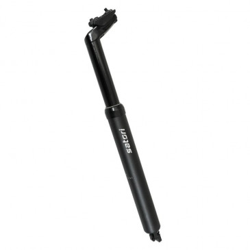 DROPPER SEATPOST FOR MTB - SATORI - P2R ALUMINIUM BLACK Ø 34.9 L450mm (ADJUSTMENT WITH CABLE FROM HANDLEBAR - TRAVEL 150mm) (COMPATIBLE SPECIALIZED) 3700948113172