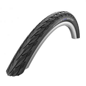 PNEU CITY 650 X 35A SCHWALBE DELTA CRUISER NOIR TR RENFORT K-GUARD (26 x 1 3/8) (37-590) 4026495780926