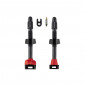 TYRE VALVE PRESTA - P2R TUBELESS CARBON 55mm PRESTA (WEIGHT : 8g/PR) ( PAIR) 8015431014696