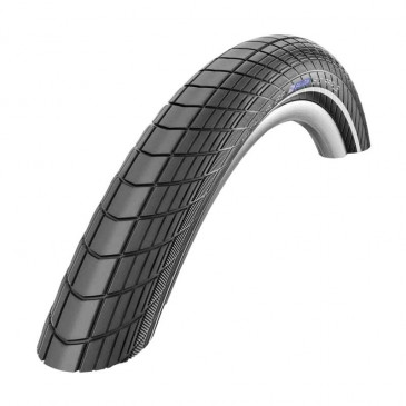 TYRE FOR MTB (URBAN) 20 X 2.00 SCHWALBE BIG APPLE REINFORCED - RACEGUARD BLACK-RIGID-(50-406) COMPATIBLE E-BIKE 4026495644112