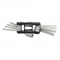 MULTI-TOOL NEWTON 10 FUNCTIONS - ALLEN KEYS 2/2.5/3/4/5/6/8 + FLAT and CROSSHEADED SCREWDRIVER + torx T25 3700948139622