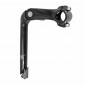 QUILL STEM FOR URBAN BIKE- Ø 22,2mm L 110mm BLACK - ADJUSTABLE - FOR HANDLEBAR Ø 25.4 mm 3700948167250