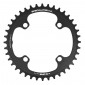 CHAINRING FOR E-BIKE - SINGLE 40teeth Ø104 BLACK TA E-ONE 4 ARMS ALU 7075 FOR BOSCH / BROSE / YAMAHA / GIANT / SHIMANO E-STEPS TA E-ONE 3662458017497