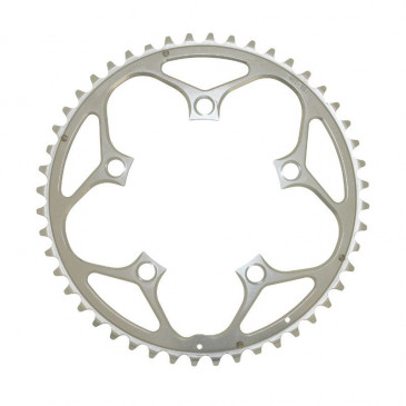 PLATEAU ROUTE 5BRA D.110 STRONGLIGHT 48DTS EXTERIEUR ARGENT ALU 7075 TYPE SHIMANO 9/10V. 3700223705146