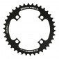 CHAINRING FOR E-BIKE - SINGLE 38teeth Ø104 BLACK TA E-SINGLE 4 ARMS ALU 7075 FOR BOSCH / BROSE / YAMAHA / GIANT / SHIMANO E-STEPS TA E-ONE 3662458017411