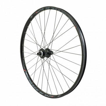 ROUE VTT DISQUE 29" TRUCKY 30 TUBELESS READY ARRIERE CENTERLOCK NOIR MOYEU SHIMANO TC500 CASSETTE MICROSPLINE 12V AXE TRAVERSANT 12/142 JANTE 30C 32 RAYONS 3660429950439