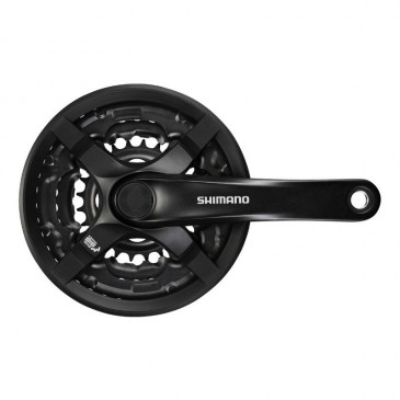 CHAINSET FOR SHIMANO 7/8Speed. TY501 BLACK 170mm 42-34-24 (B.B. 122mm) 4524667634041