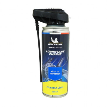 LUBRIFIANT VELO CHAINE MICHELIN (AEROSOL 200ml) (REDUIT LES FROTTEMENTS) 3299738013650