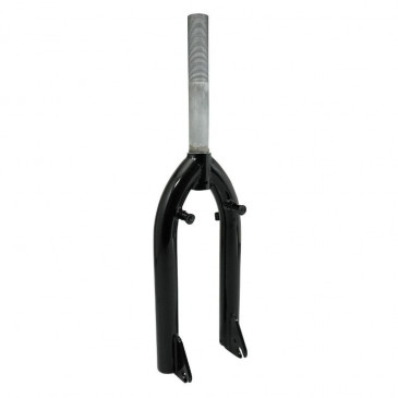 FORK- FOR BMX STEEL BLACK - THREADED STEERER Ø 1"1/8-25.4 INNER - Intended for U-brakes. 8430525119659