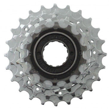 FREEWHEEL 5 Speed SUNRACE 14-24 indexed - SILVER (IN A BOX) 4710944227642