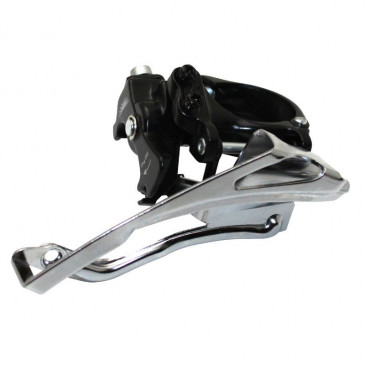 DERAILLEUR VTT AVANT SUNRACE M30 A COLLIER BAS 34,9 POUR 48x38x28 TIRAGE HAUT/BAS (AVEC COLLIER ADAPTATEUR 31.8 ET 28.6) 4710944250374