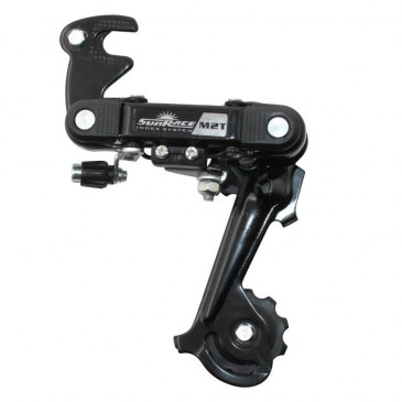 DERAILLEUR VTT ARRIERE SUNRACE 6/7V. CHAPE LONGUE AVEC PATTE (COMPATIBLE SHIMANO) 4710944225457