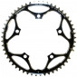 PLATEAU ROUTE 5BRA D.130 STRONGLIGHT 53DTS EXTERIEUR NOIR ALU 7075 TYPE SHIMANO 11/10V. 3700223711758