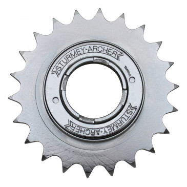 FREEWHEEL 1 Speed SUNRACE 22T. SILVER -FOR CHAIN 3.30 - 1/2"x1/8" - In box. 4710944239591