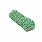 CHAIN FOR MOTORBIKE ON ROAD YBN 420 REINFORCED - GREEN -134 LINKS 3700948057414