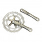 CHAINSET FOR ROAD BIKE- SUNRACE R96 - 8/9/10 Speed COMPACT -SILVER- 170mm 50-34 (TAPERED SQUARE) 4710944228090