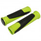 HAND GRIPS FOR MTB- NEWTON DUAL COMPOUND- GREEN/BLACK L130mm (PAIR) 3700948073414