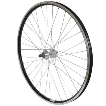 ROUE VTT PATIN BLOCAGE 26" P2R ARRIERE ALU NOIR DOUBLE PAROI MOYEU ALU ROUE LIBRE 7/6V 0000000026017