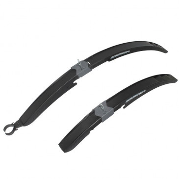 MUDGUARD FOR URBAN/TREKKING -QUICK ASSEMBLY- 28" POLISPORT MISSISSIPI-BLACK-FOR V-BRAKE/DISC (COMPLETE SET) 5604415027666