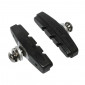 BRAKE PADS FOR ROAD BIKE/FIXIE NEWTON THREADED STUD - BLACK (1 PAIR) 3700948073827