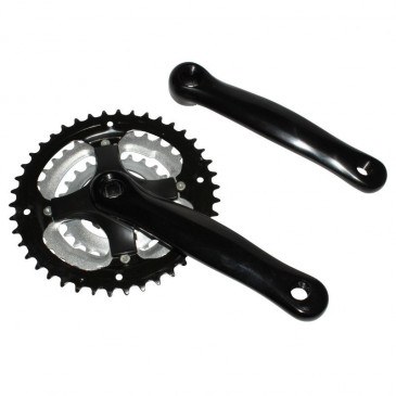 CHAINSET FOR MTB- P2R 7/8 Speed -ALUMINIUM- BLACK 170mm 42-34-24 (BOTTOM BRACKET 118mm) 3700948042632