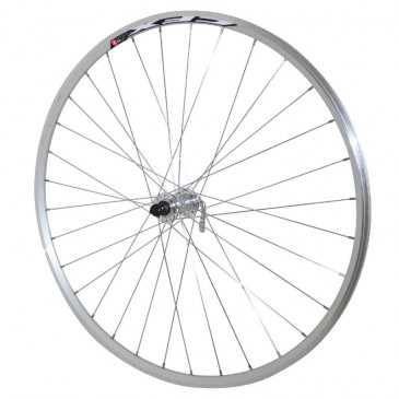 WHEEL FOR ROAD BIKE- 700 ELAN -FRONT- CFX SILVER -ALUMINIUM HUB- 32 Spokes 3660429011147