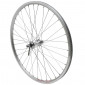 WHEEL FOR MTB- 26" ER10 FRONT- SILVER- DOUBLE-WALLED - ALUMINIUM HUB - QUICK RELEASE 3660429030124