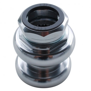 HEADSET-THREADED- 1" (Ø22,2 INNER-Ø25,4 OUTER) NEWTON -ALUMINIUM- SILVER-BALL BEARINGS 3700948071526