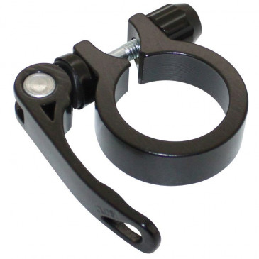 QUICK RELEASE SEATPOST CLAMP NEWTON -ALUMINIUM BLACK Ø 34,9mm (ON CARD) 3700948070291