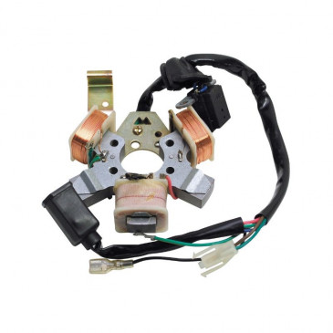 IGNITION STATOR FOR MOPED PEUGEOT 103 ELECTRONIC 6V WITH SENSOR (WITHOUT PLATE)-P2R- 3700948063002