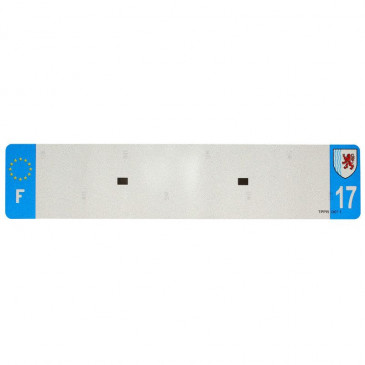 PLASTIC STRIP FOR BLANK PVC LICENSE PLATE (CAR FORMAT 520X110)-DEPT 17/EUROPE (SOLD PER UNIT) 3700948117811