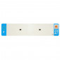 PLASTIC STRIP FOR BLANK PVC LICENSE PLATE (CAR FORMAT 520X110)-DEPT 27/EUROPE (SOLD PER UNIT) 3700948117903