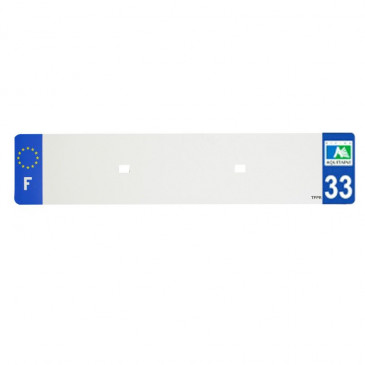 PLASTIC STRIP FOR BLANK PVC LICENSE PLATE (CAR FORMAT 520X110)-DEPT 33/EUROPE (SOLD PER UNIT) 3700948117965