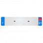 PLASTIC STRIP FOR BLANK PVC LICENSE PLATE (CAR FORMAT 520X110)-DEPT 81/EUROPE (SOLD PER UNIT) 3700948118443