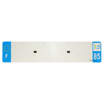 BANDE PLAQUE AUTO 520x110 POUR PVC VIERGE DEP. 85/EURO (VENDU A L'UNITE) 3700948118481