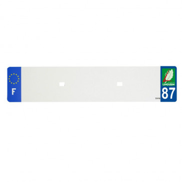 PLASTIC STRIP FOR BLANK PVC LICENSE PLATE (CAR FORMAT 520X110)-DEPT 87/EUROPE (SOLD PER UNIT) 3700948118504