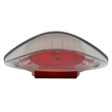 TAIL LIGHT FOR SCOOT REPLAY -LEXUS TYPE- CLEAR FOR MBK 50 NITRO/YAMAHA 50 AEROX/CPI 50 POPCORN, OLIVER -CEE APPROVED 3700948034743