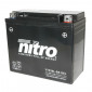 BATTERIE 12V 18 Ah NTX20L NITRO SLA SANS ENTRETIEN PRETE A L'EMPLOI (Lg175xL87xH155mm) (EQUIVALENT YTX20L-BS / AGM / GEL) 5414837156406