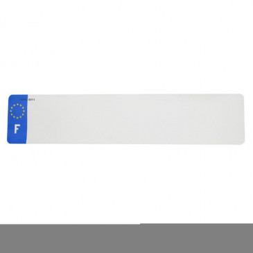 PLASTIC STRIP FOR BLANK PVC LICENSE PLATE (CAR FORMAT 520X110-WITHOUT DEPT (SOLD PER UNIT) 3700948118672