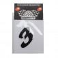 AUTOCOLLANT/STICKER MERYT MINI NUMERO 3 NOIR (H7cm) 3700948131305