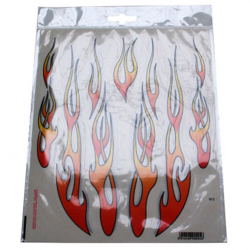 STICKER (FOR HELMET) FLAME(20x24) 3700948177051